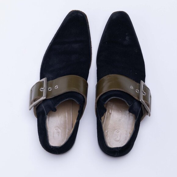 Vintage 1960's Mod Suede Winklepicker Shoes From Tokyo - Picture 2 of 6